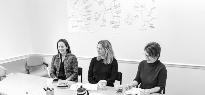 Marketing agency team listening and contributing during a structured planning session